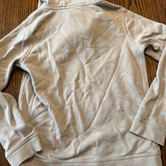 Nike Tan Knit Sweater Cozy Hoodie - Picture 5 of 5